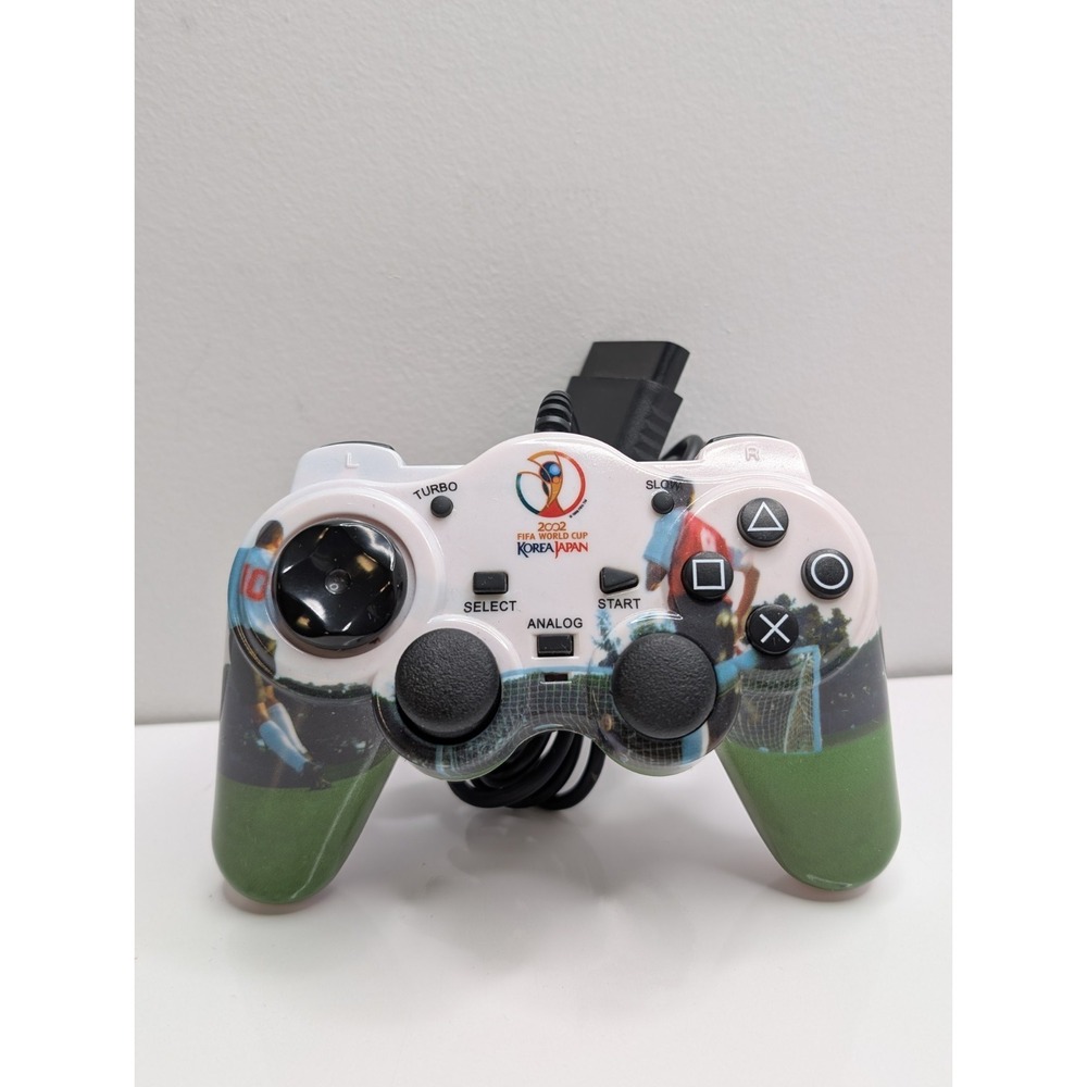 Thrustmaster - 2002 FIFA World Cup PS2 Controller - Turbo Slow - Good‎ Condition